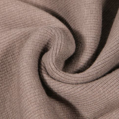 Tissu Bord côte uni Beige sable