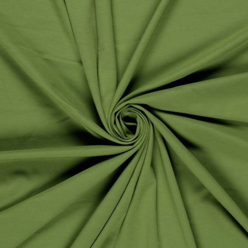 Tissu Jersey Viscose Modena uni Vert olive