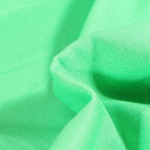 Tissu Viscose Lin uni Vert menthe