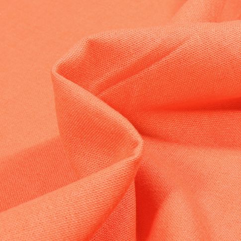 Tissu Viscose Lin uni Melon
