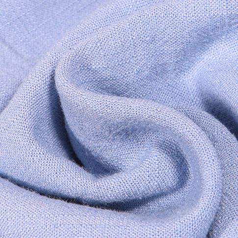 Tissu Viscose Lin lavé uni Bleu lavande