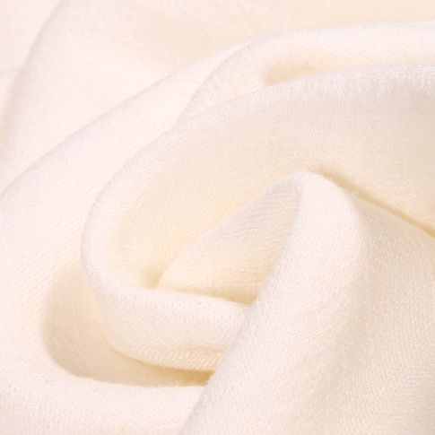 Tissu Viscose Lin lavé uni Ecru