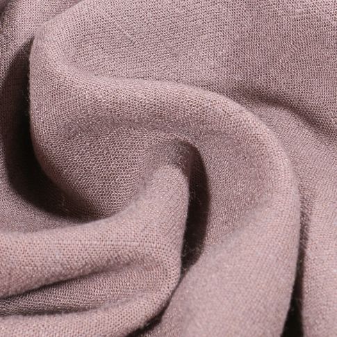 Tissu Viscose Lin lavé uni Gris