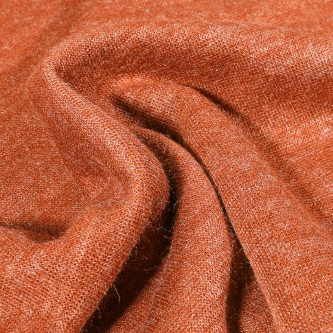Tissu Maille Jersey Helena chiné Orange