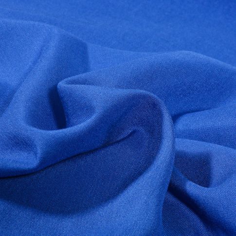 Tissu Viscose légère uni Bleu roi