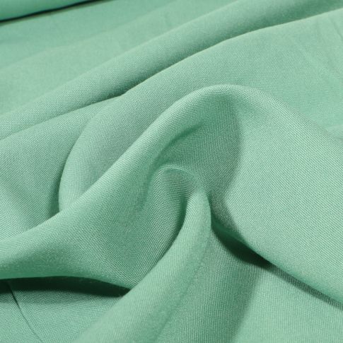 Tissu Viscose légère uni Vert menthe