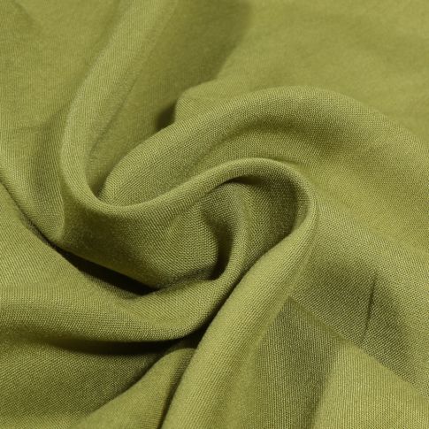 Tissu Viscose légère uni Vert