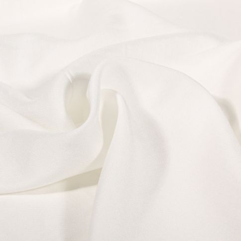 Tissu Viscose légère uni Blanc cassé