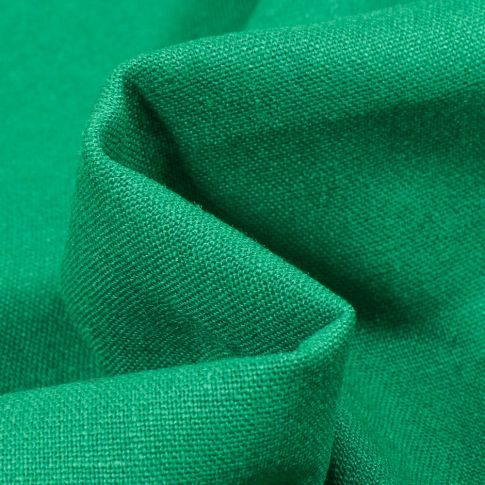 Tissu Coton Lin uni Vert