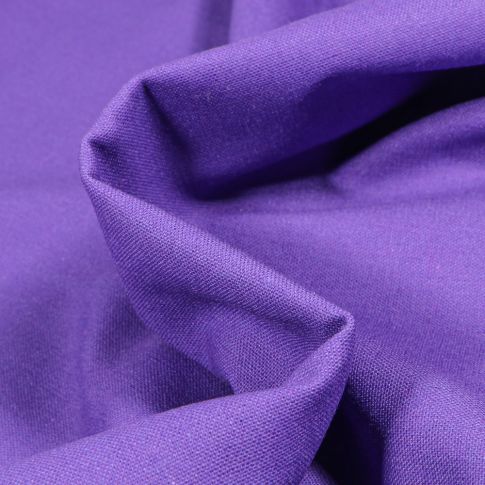 Tissu Coton Lin uni Violet