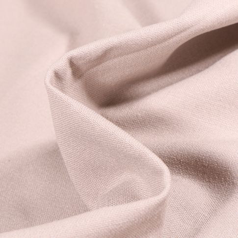 Tissu Coton Lin uni Beige clair