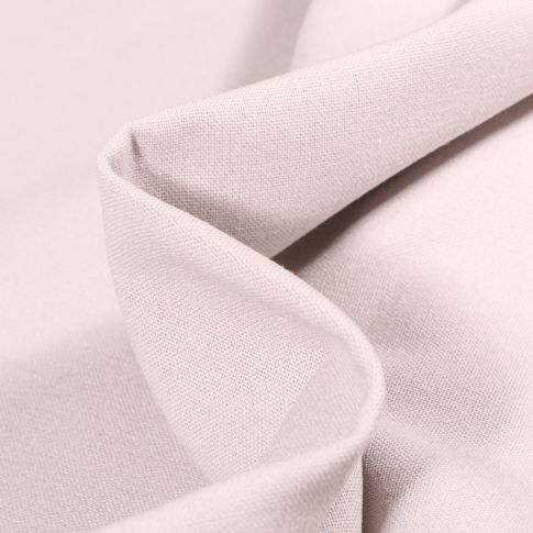 Tissu Coton Lin uni Gris