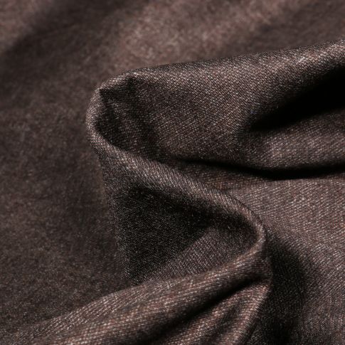 Tissu Jersey Milano chiné Marron chocolat