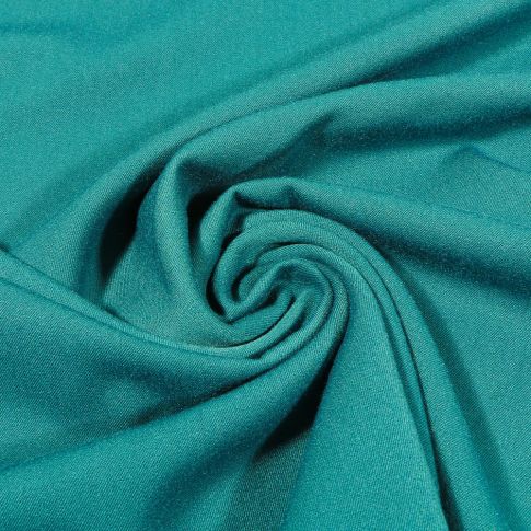 Tissu Gabardine de viscose uni Vert canard