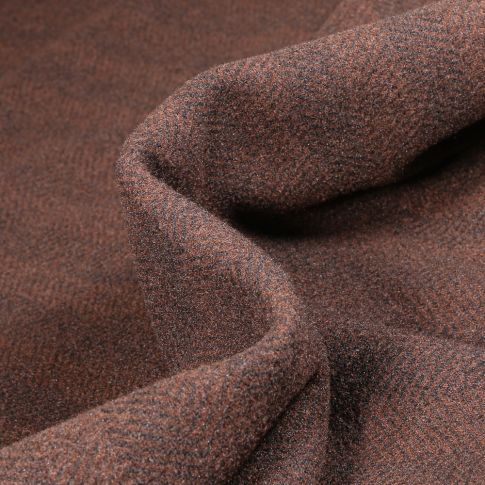 Tissu Jacquard Alexander sur fond Marron
