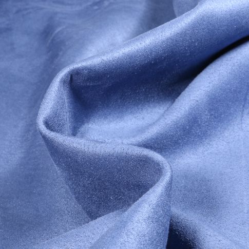 Tissu Suédine Scuba Emmy sur fond Bleu indigo