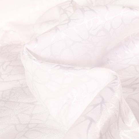 Tissu Satin Terra sur fond Blanc