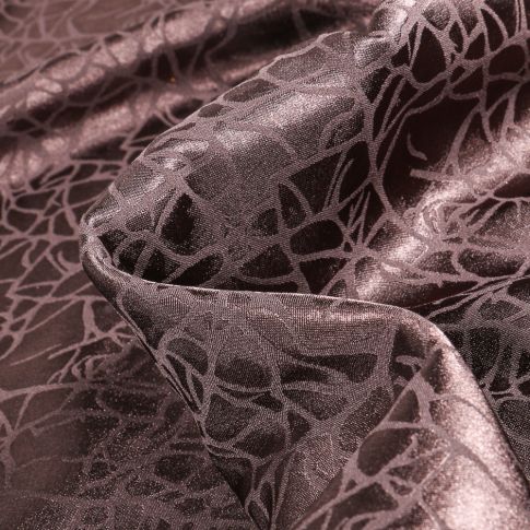 Tissu Satin Terra sur fond Brun