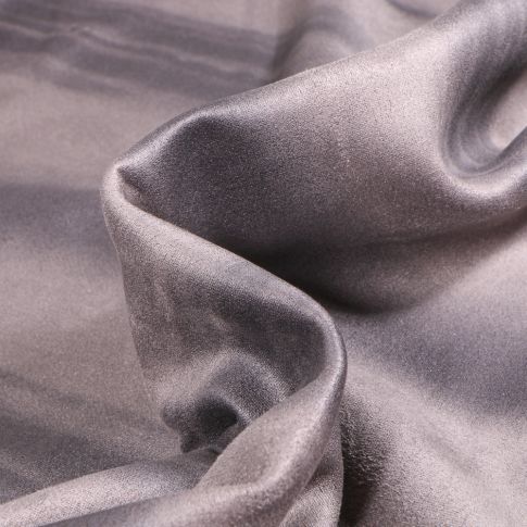 Tissu Suédine scuba effet vieilli sur fond Gris