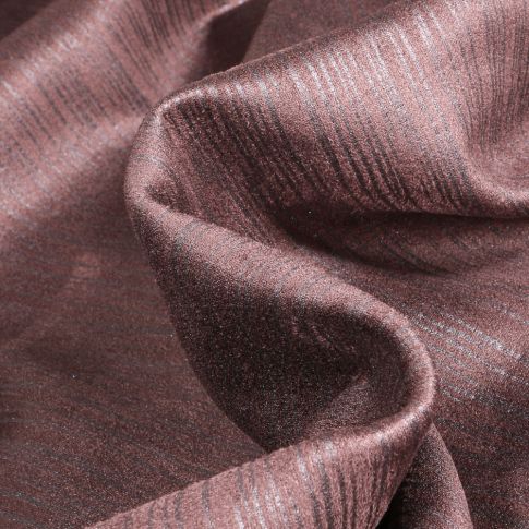 Tissu Suédine Scuba Griffé sur fond Marron