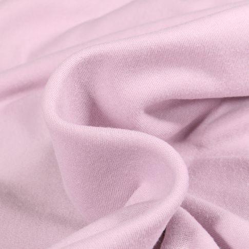 Tissu Jersey uni 100% Coton Parme
