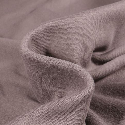 Tissu Jersey uni 100% Coton Gris