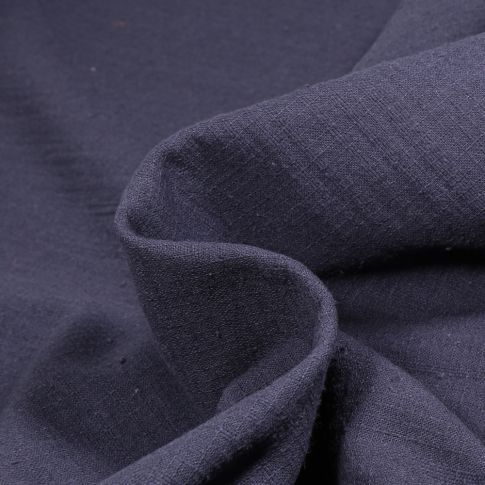Tissu Lange Bébé uni Bleu marine
