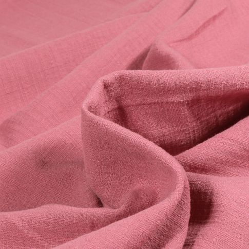 Tissu Lange Bébé uni Vieux rose