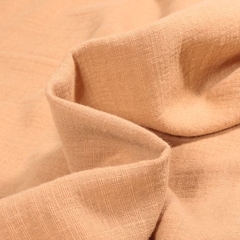 Tissu Lange Bébé uni Cassonade