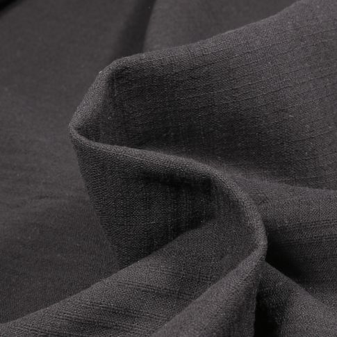Tissu Lange Bébé uni Noir