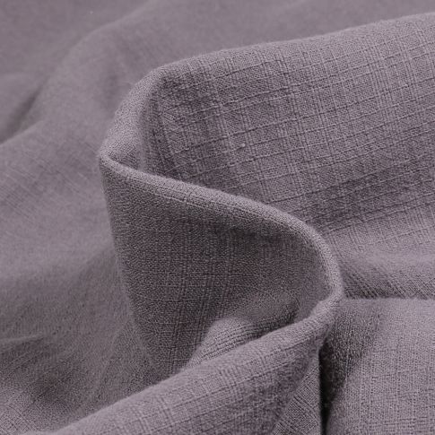 Tissu Lange Bébé uni Gris anthracite