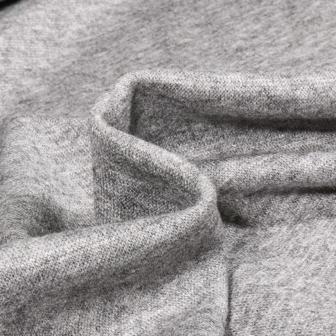 Tissu Maille Heavy chiné sur fond Gris