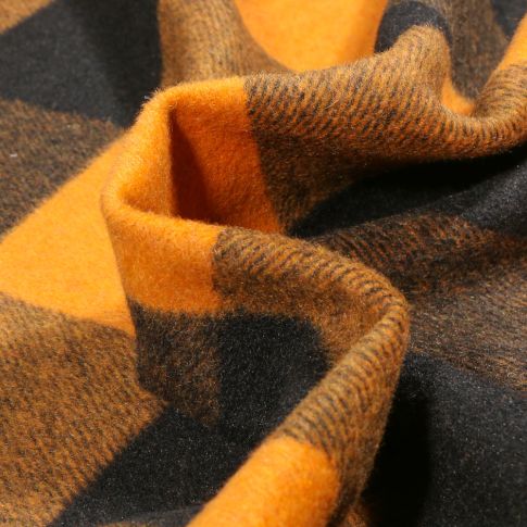 Tissu Maille épaisse brossé Jaune