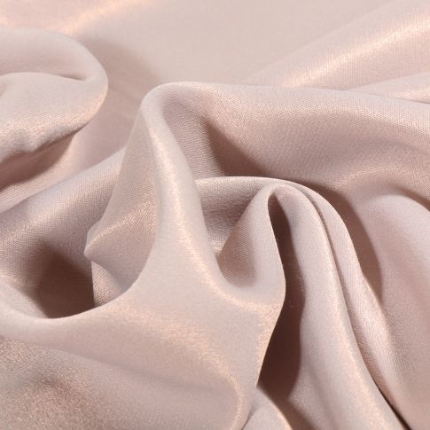 Tissu Viscose satiné uni Dimara Crème