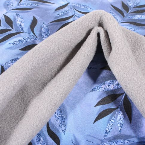 Tissu Softshell Pippa sur fond Bleu