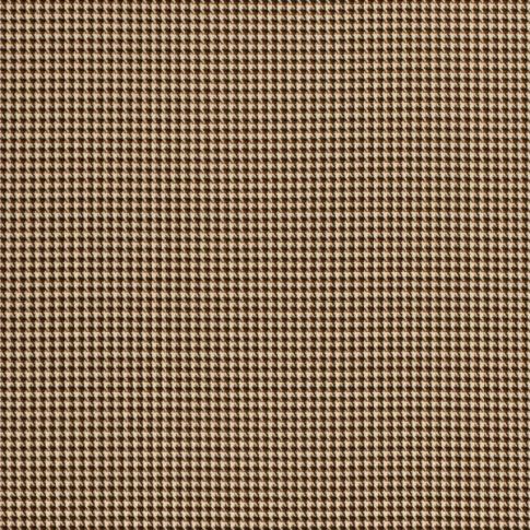 Tissu Jacquard Pied de poule sur fond Camel