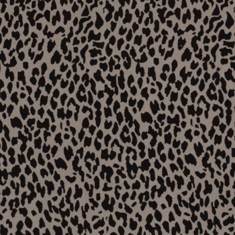 Tissu Viscose Twill Panther Joran sur fond Gris