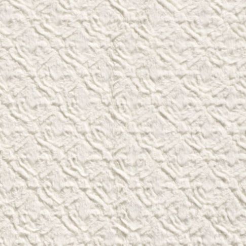 Tissu Fausse fourrure tout doux Llario sur fond Blanc cassé