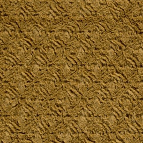 Tissu Fausse fourrure tout doux Llario sur fond Ocre