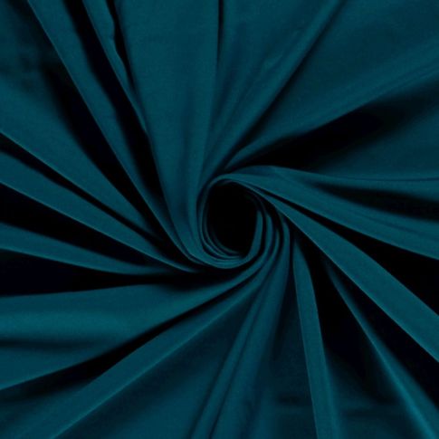 Tissu Jersey Sportswear uni Bleu pétrole