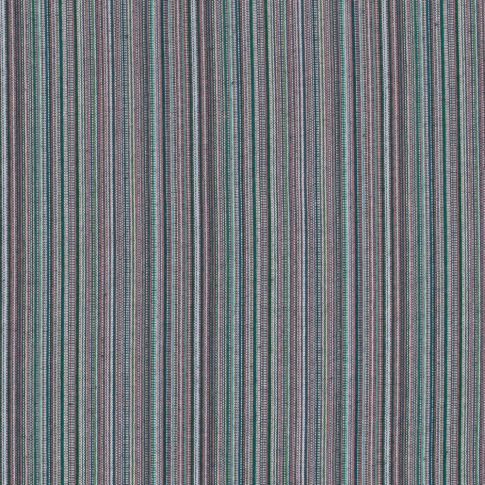 Tissu Jacquard Mexicain Rayé sur fond Bleu marine