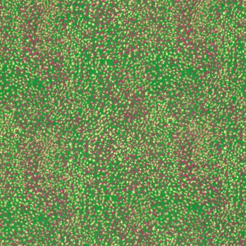 Tissu Crêpe de Viscose Pois destructurés sur fond Vert