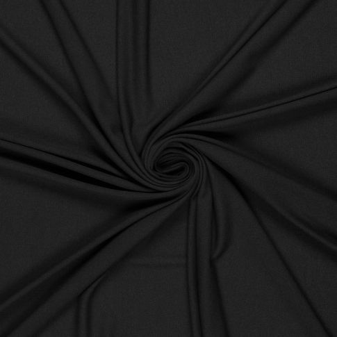 Tissu Maillot de bain  uni Brisa sur fond Noir