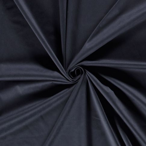 Tissu Suédine extensible  Elora aspect daim uni Bleu marine