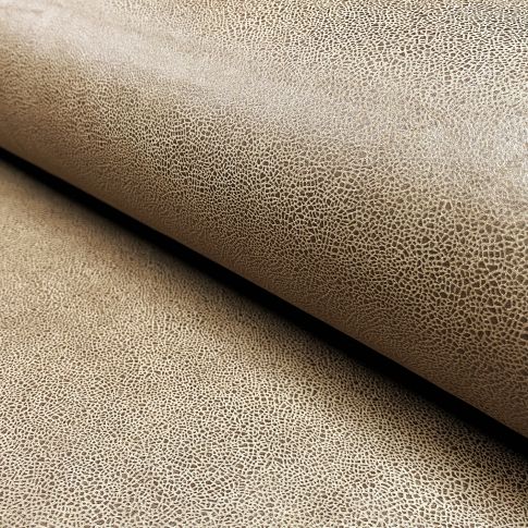 Tissu Suédine extensible effet vieilli Taupe