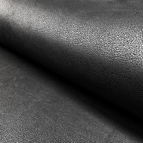 Tissu Suédine extensible effet vieilli Noir