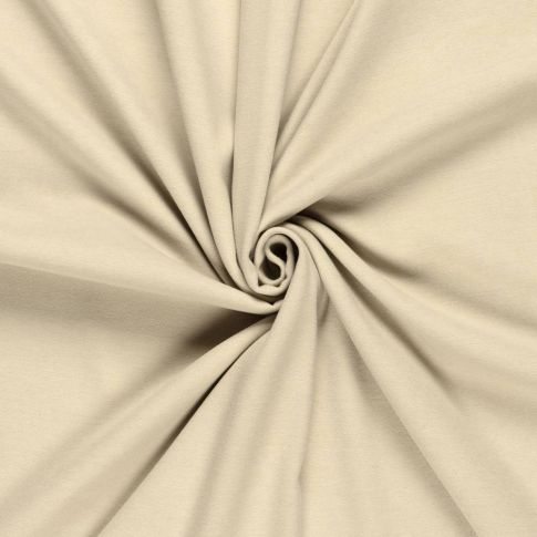 Tissu Drap de manteau  Cœur de Laine uni Beige