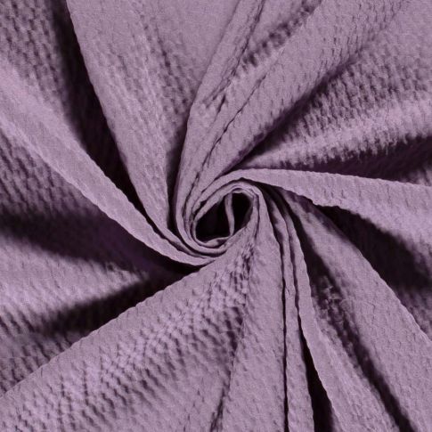 Tissu Viscose Bubble légèrement extensible uni Parme