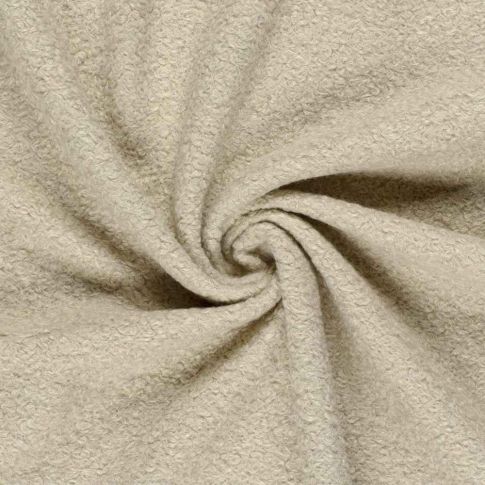 Tissu  Bouclette Astrid Uni Beige