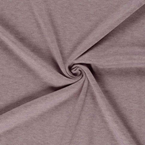 Tissu Jersey Viscose chiné sur fond Mauve